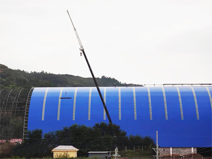 凤城煤棚网架工程